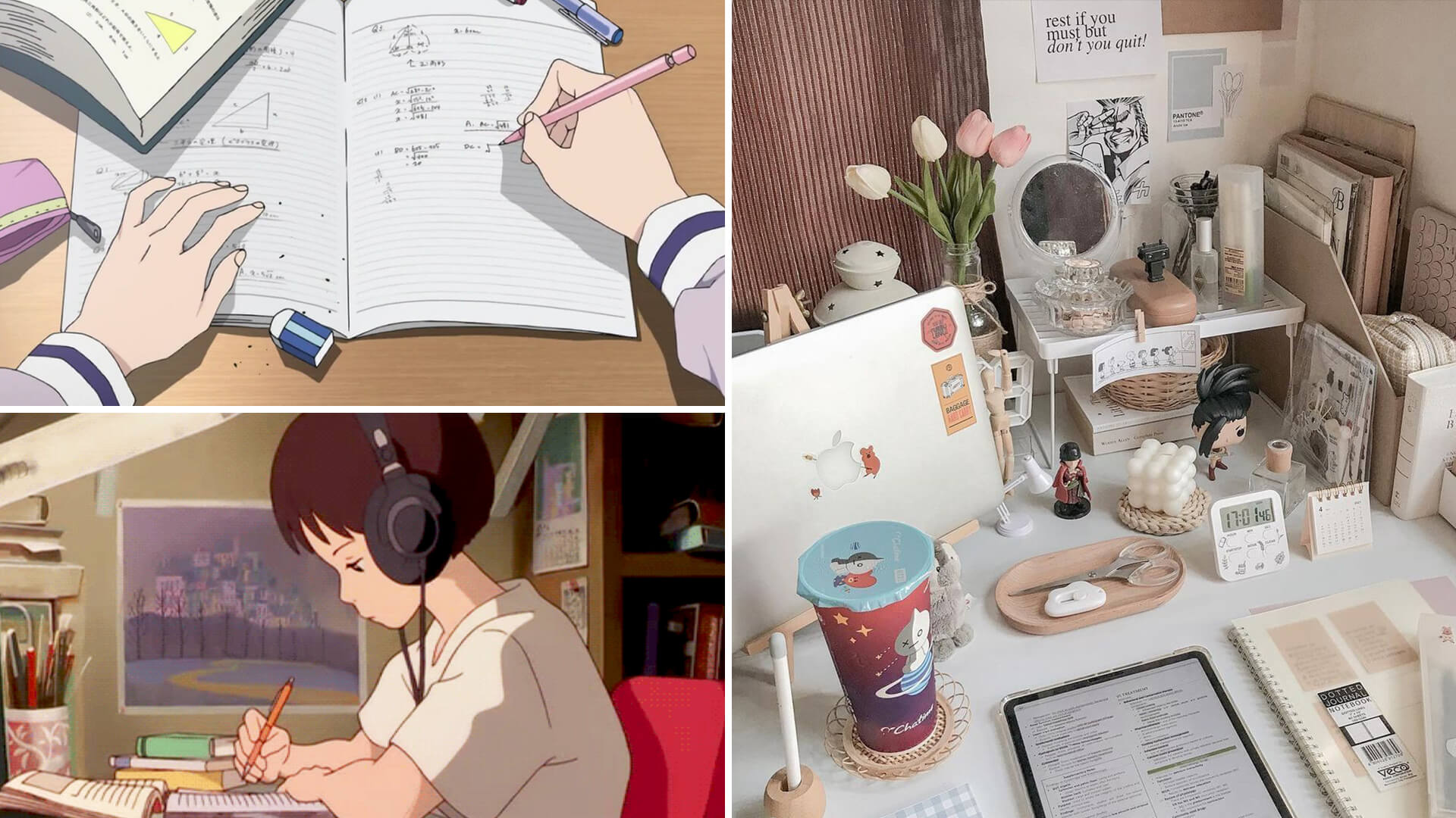 Study with me 2  Aesthetic Anime 90s  Studying  Relaxing  Working   Lofi Music  YouTube