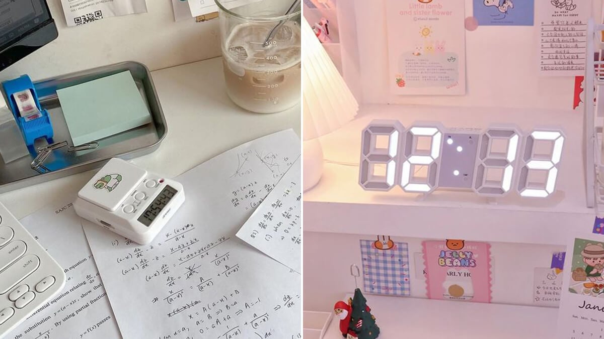 Desk Timers & Clocks for Studying