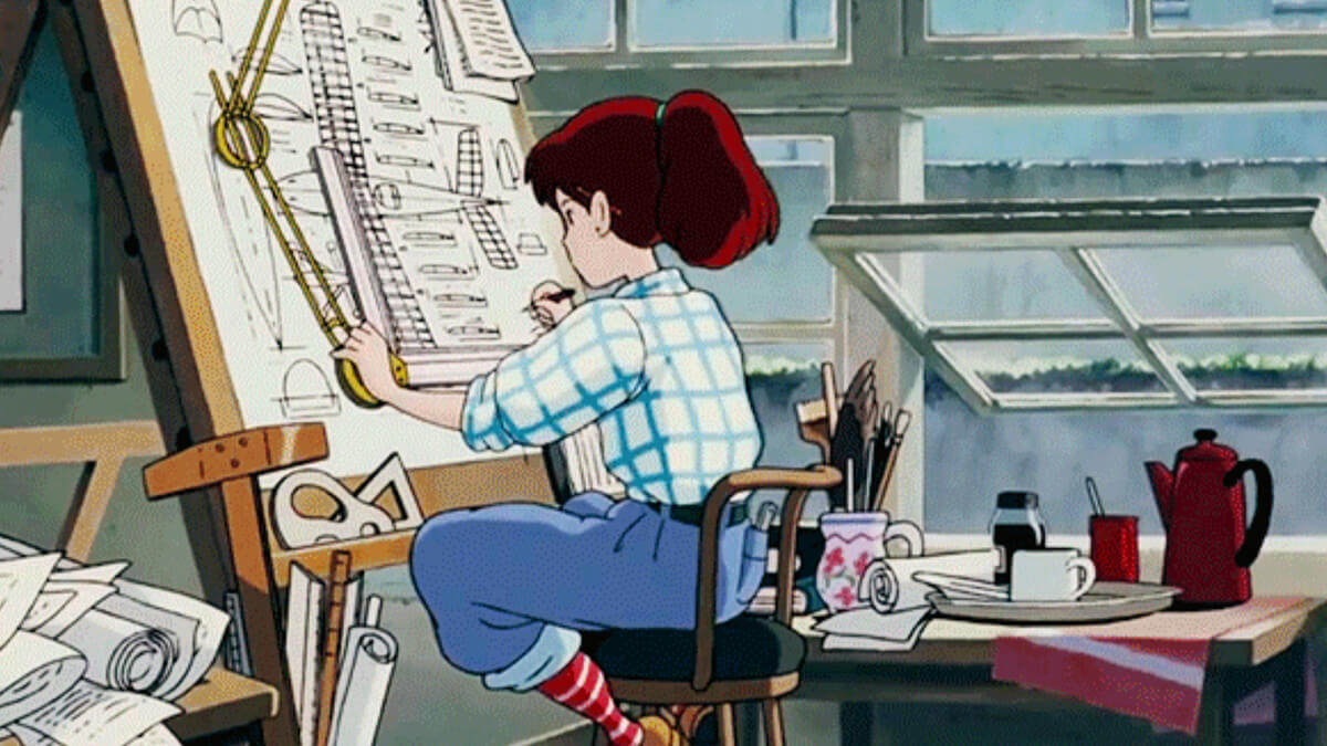 Boy Studying Anime Stock Illustration | Adobe Stock