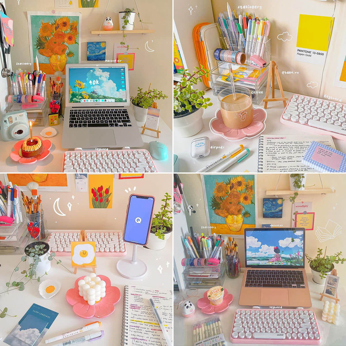 Aesthetic Study Desk Instagram