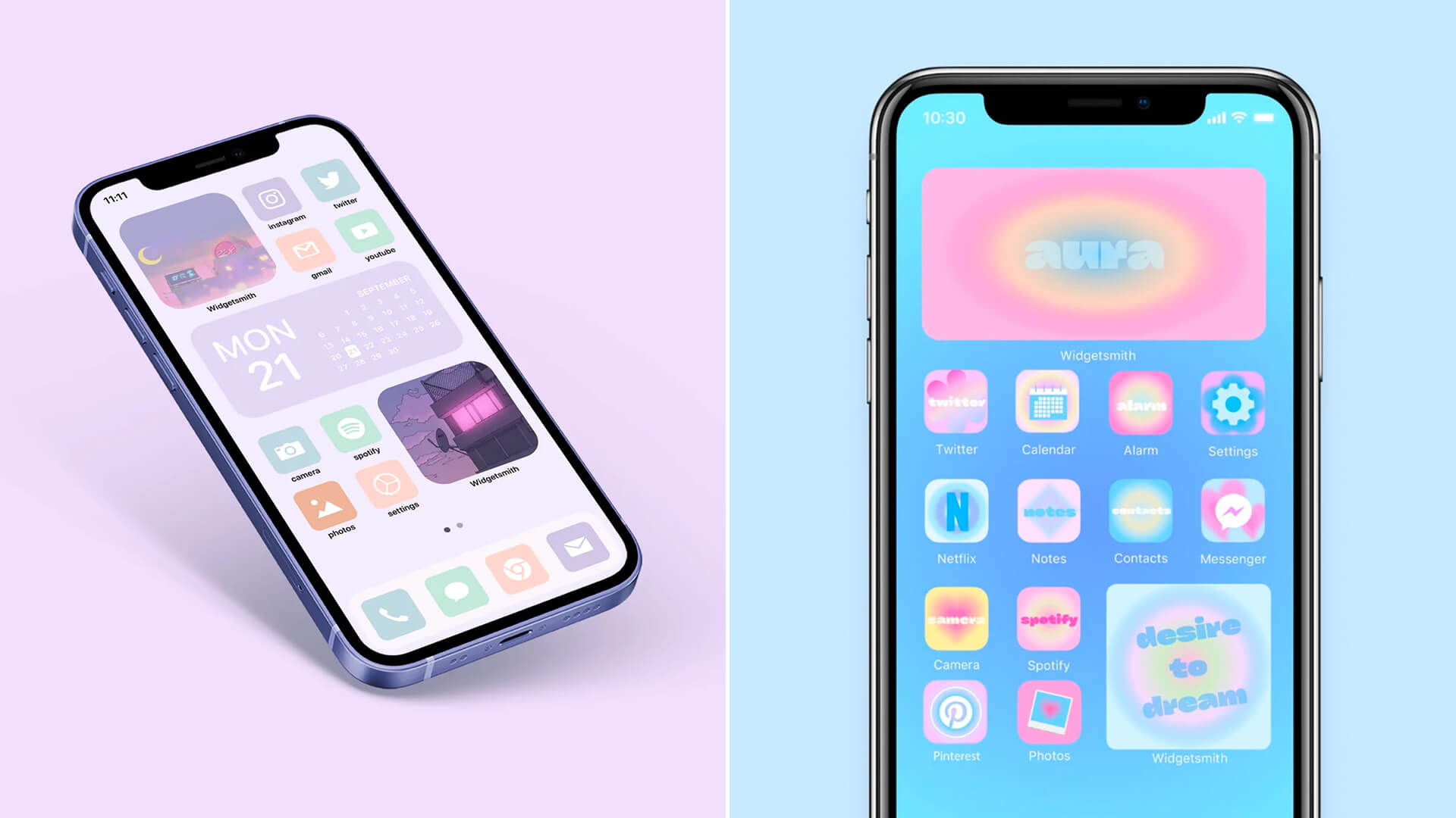 Kawaii Aesthetic iPhone Icon Set With Widgets and Wallpapers 