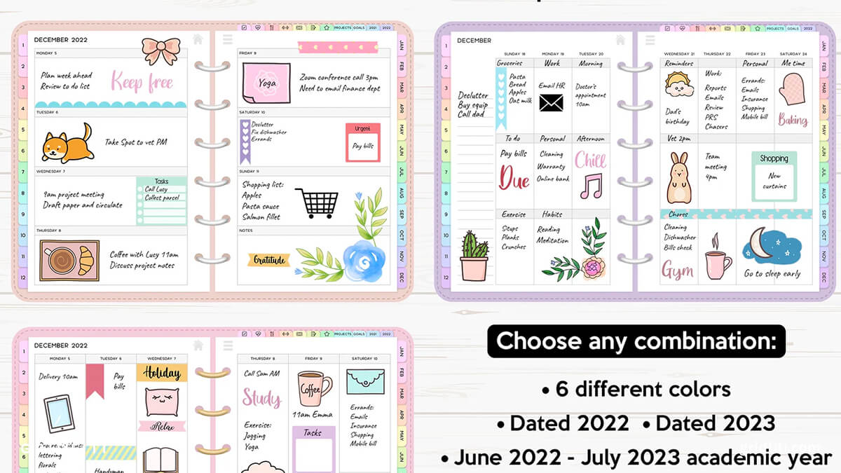 Aesthetic GoodNotes Templates for Students