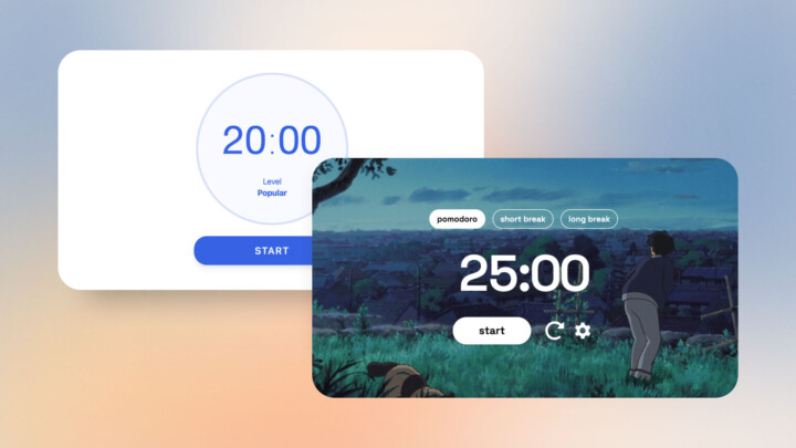 Notion Pomodoro Timer Widgets