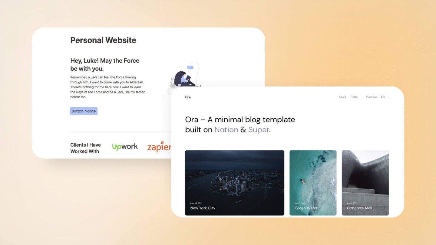 Best Notion Website Templates