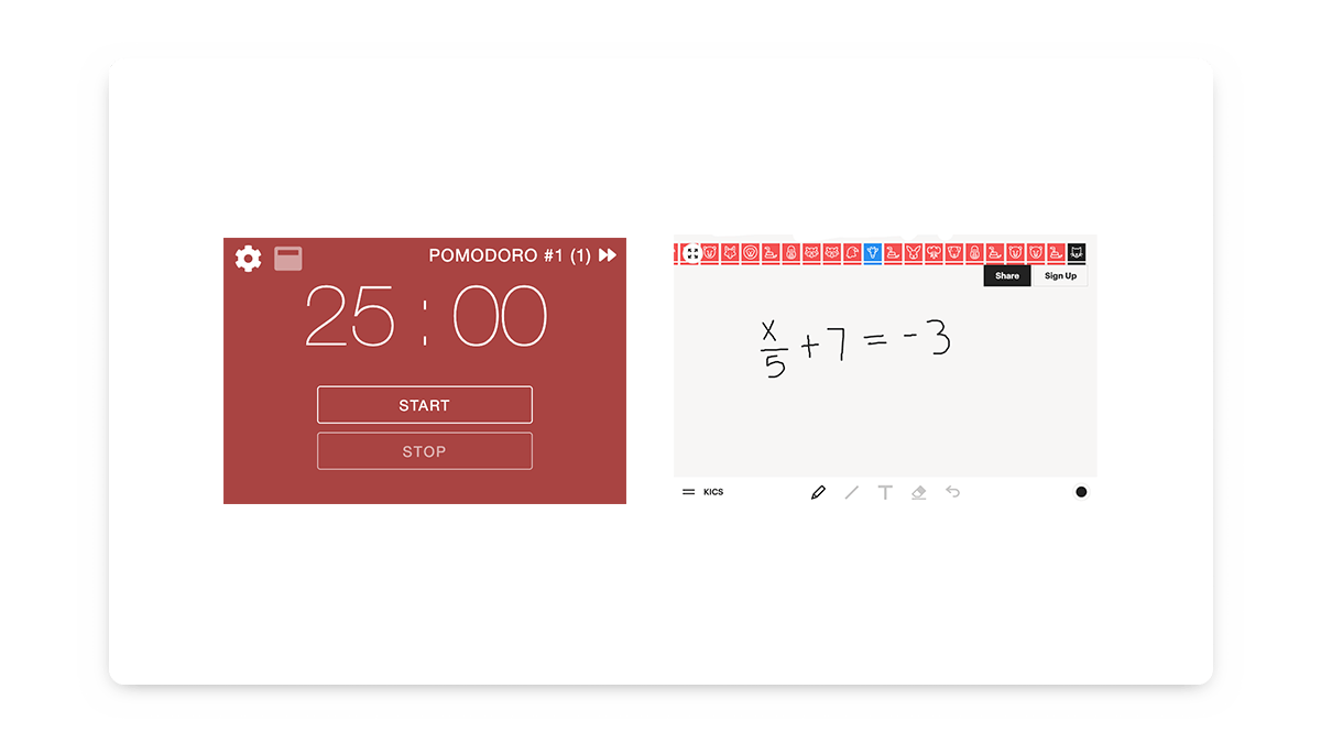 pomodoro widget mac