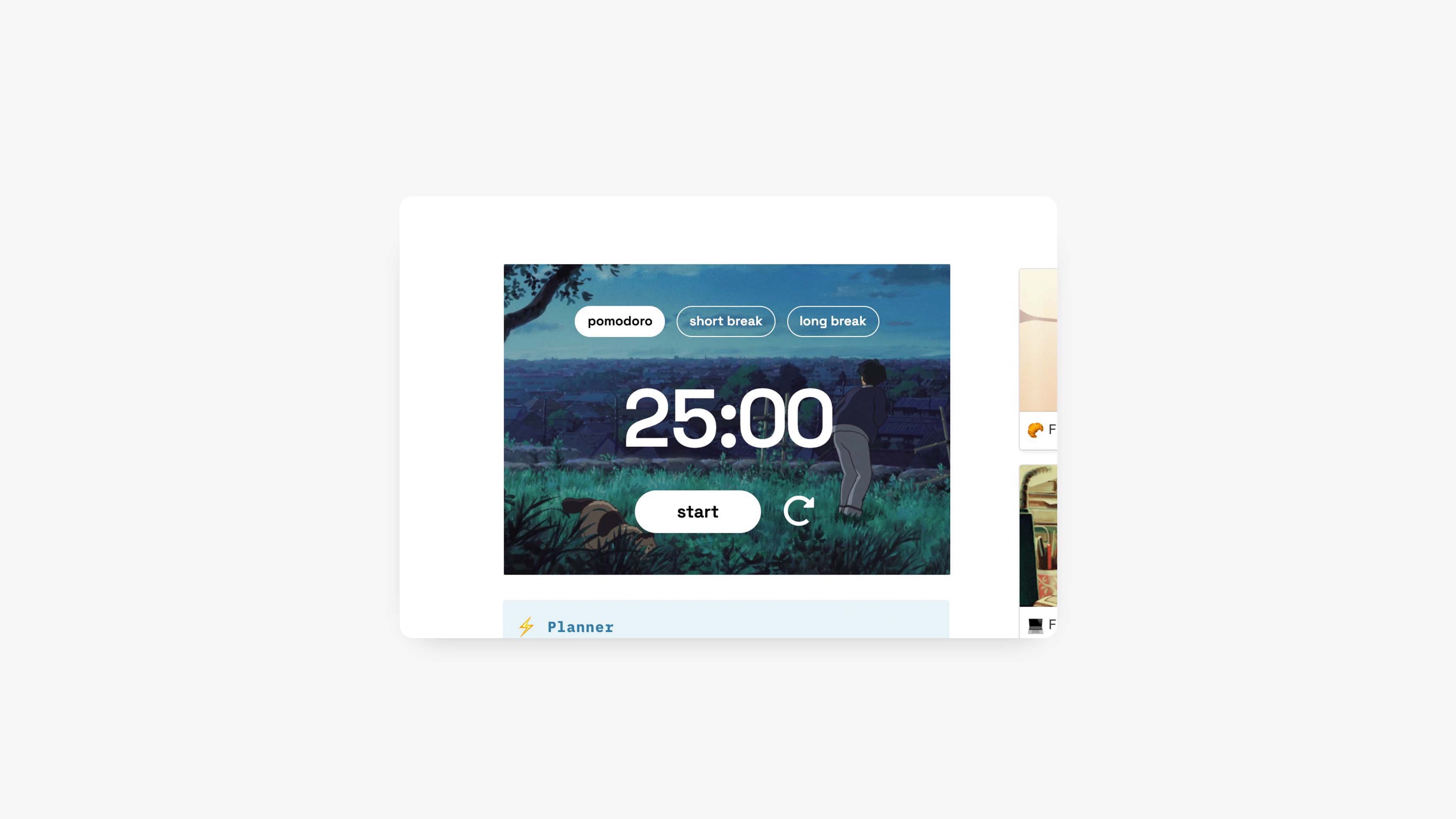 Aesthetic Pomodoro Timer & Notion Widget | Gridfiti