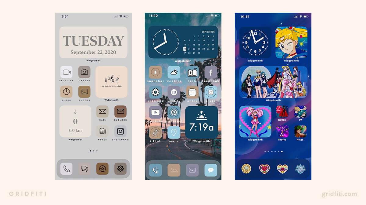 Cute iPhone Widgets