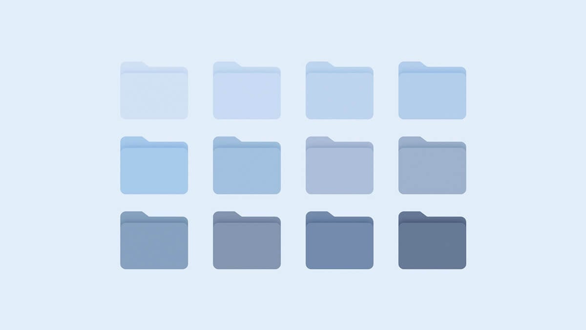 material icon theme change folder color