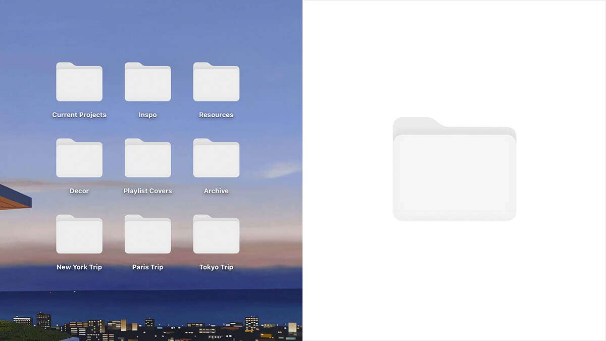 aesthetic mac folder icons free