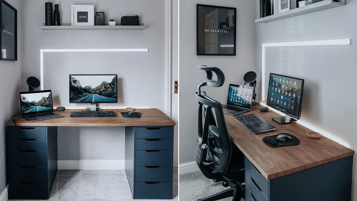 The Ultimate IKEA Gaming Desk Setup How To Build DIY Ideas Gridfiti