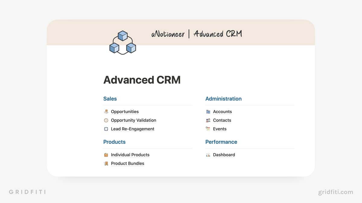 Advanced Notion CRM for Businesses