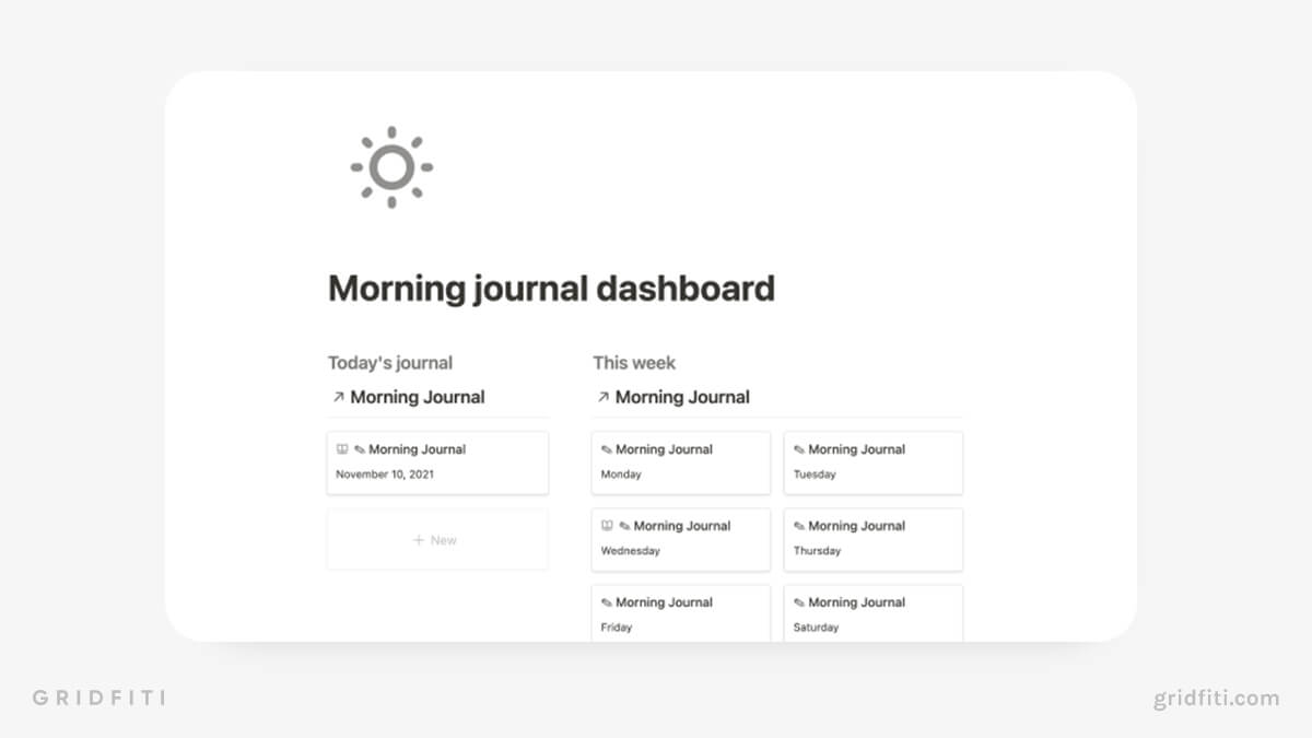 Free Notion Journal Templates