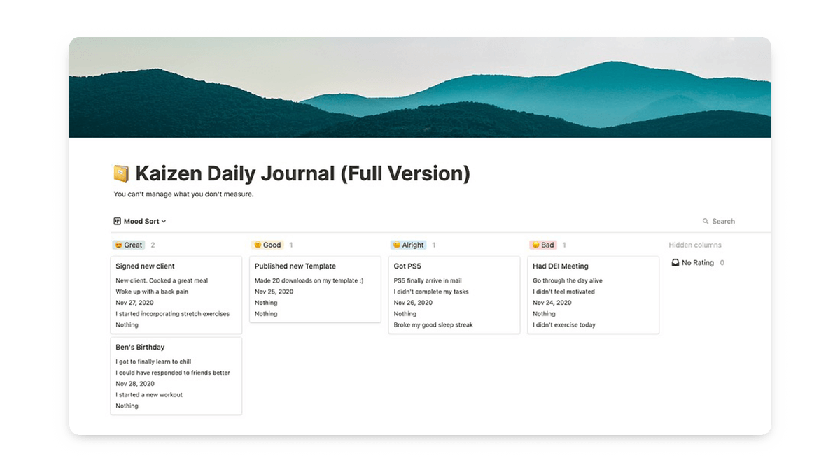 notion journal template