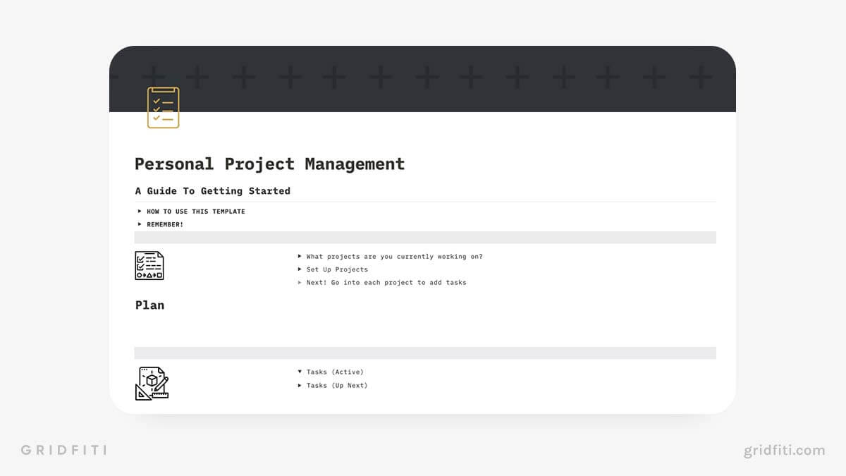 notion project management template