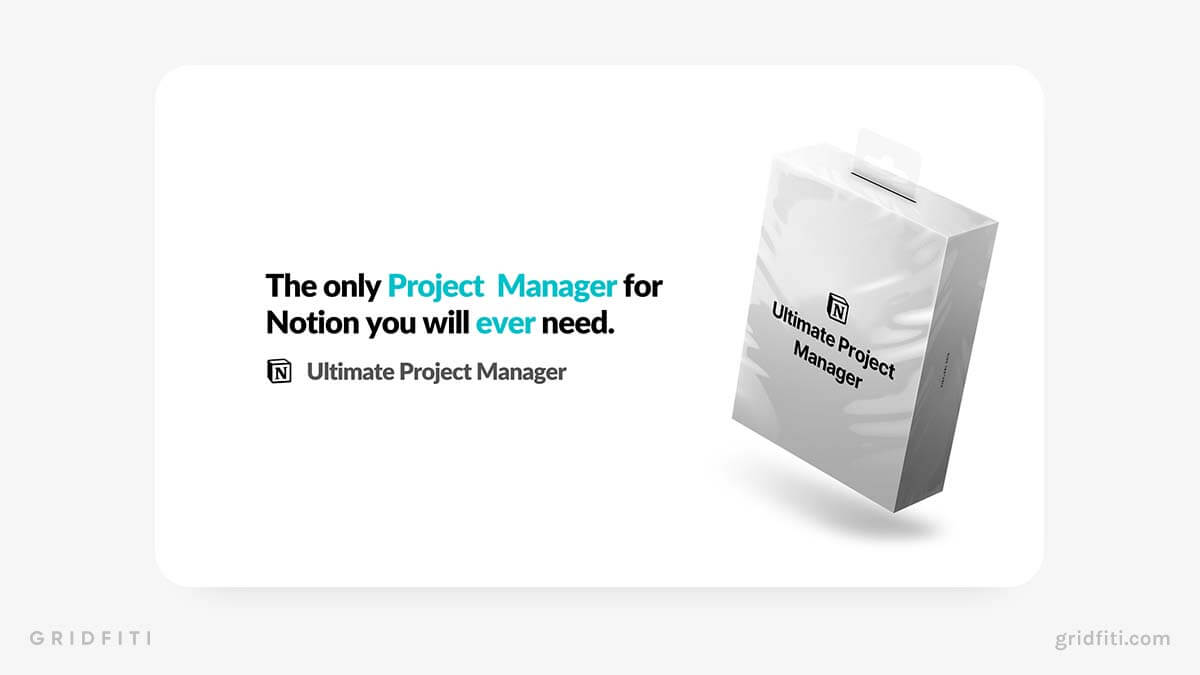 Ultimate Project Manager Template for Notion