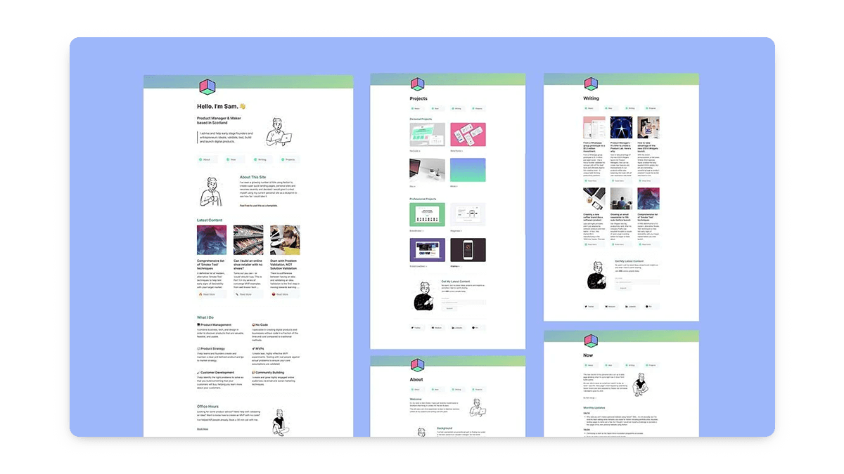 notion website template