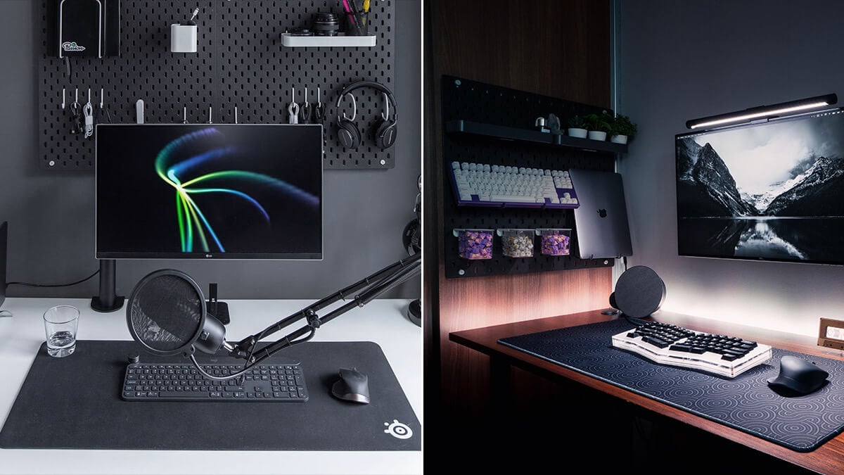 10 Pegboard Desk Ideas for Your Home Office | Gridfiti