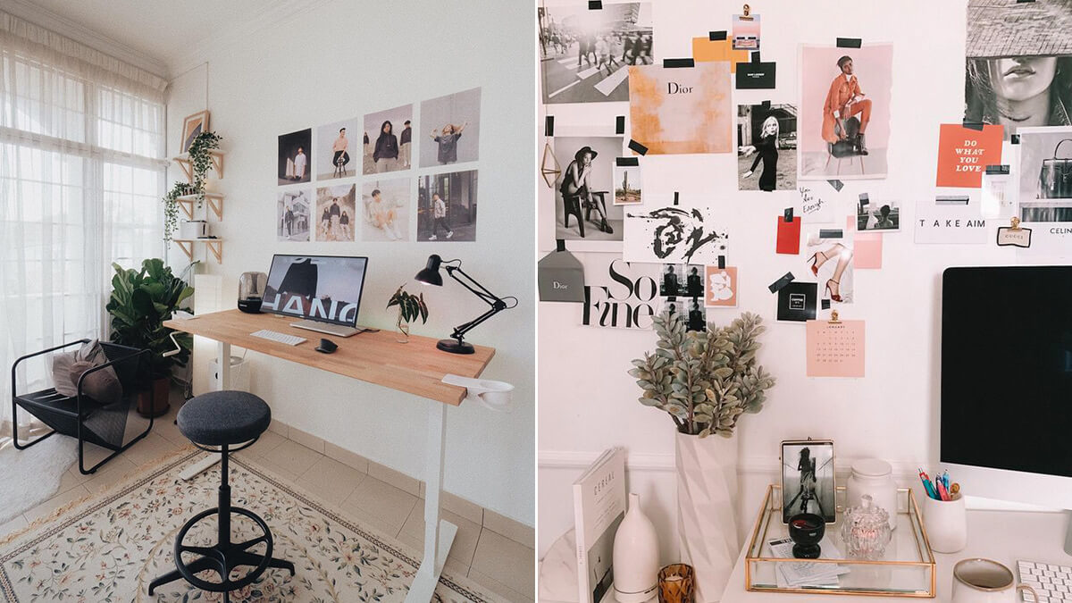 9 Easy Home Office Wall Decor Ideas | Gridfiti