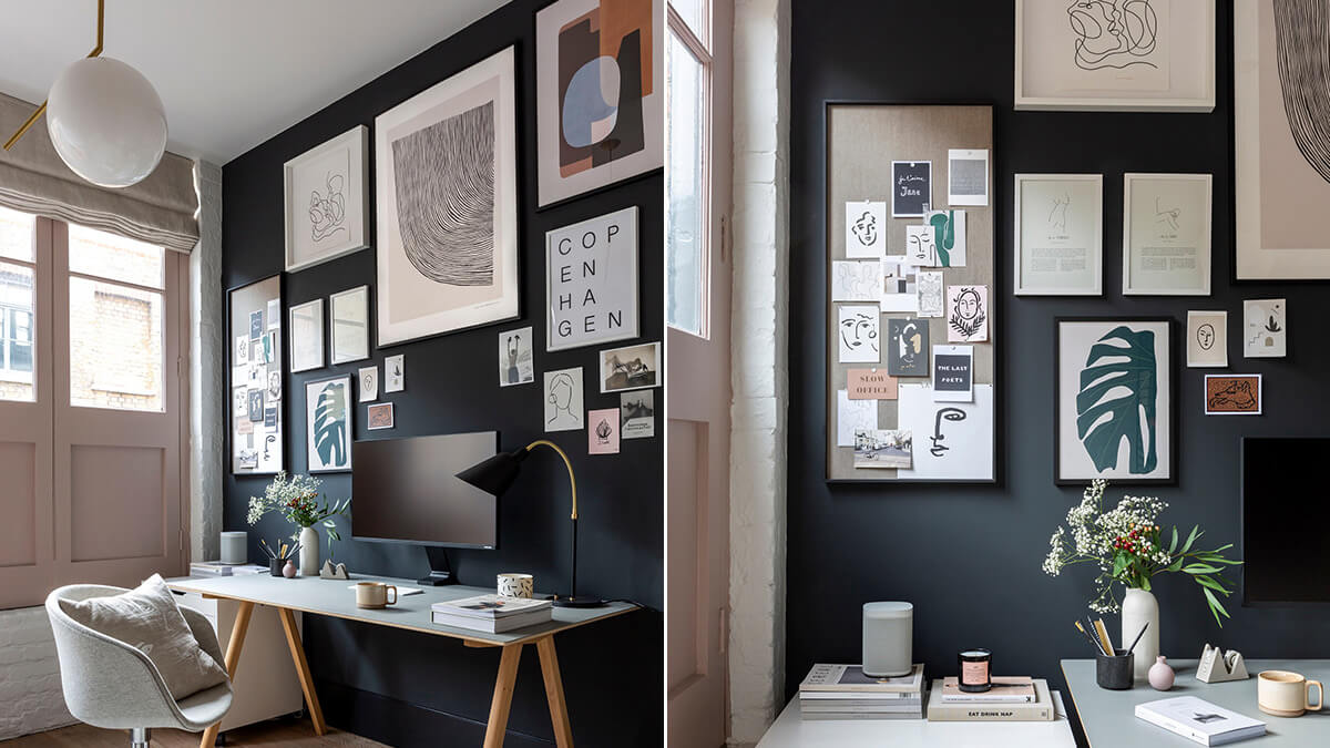 Home Office Gallery Wall