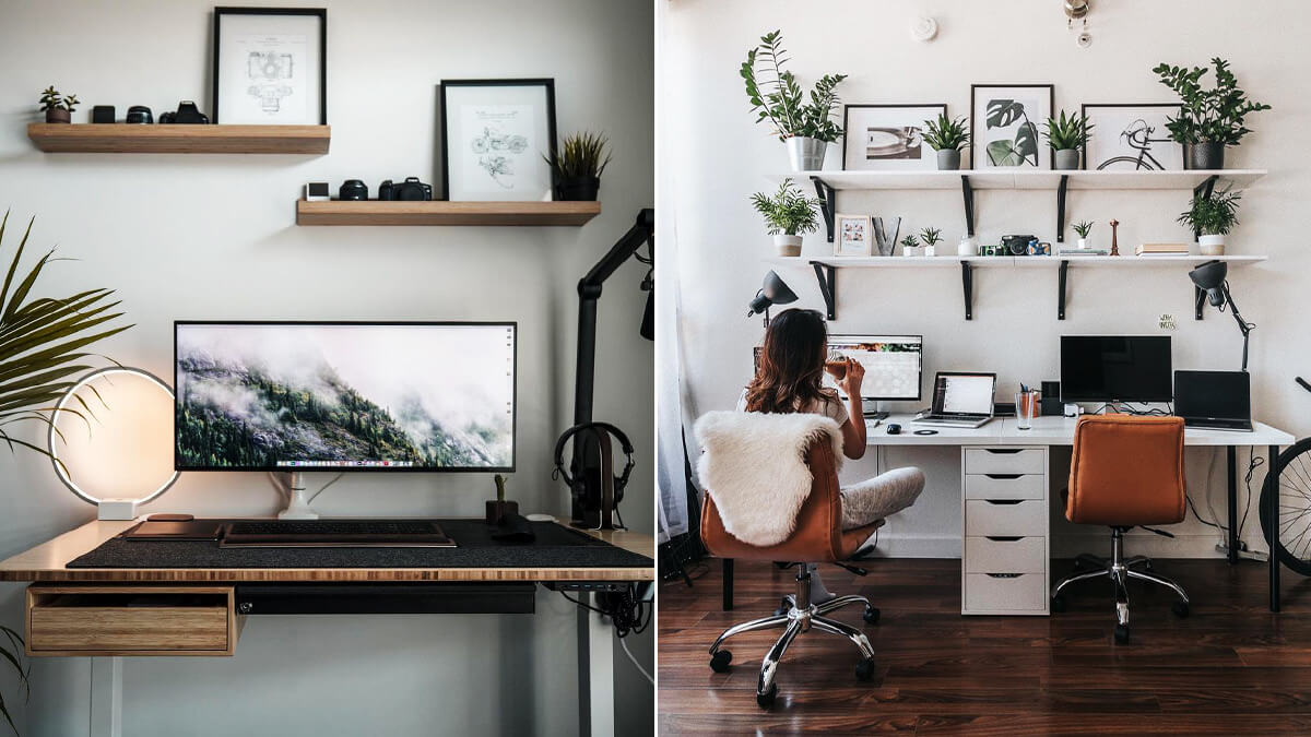 9 Easy Home Office Wall Decor Ideas | Gridfiti