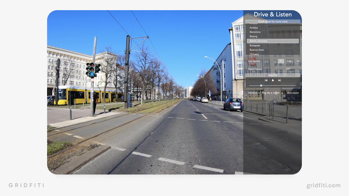 Drive Around Cities Virtually While Listening To Radio