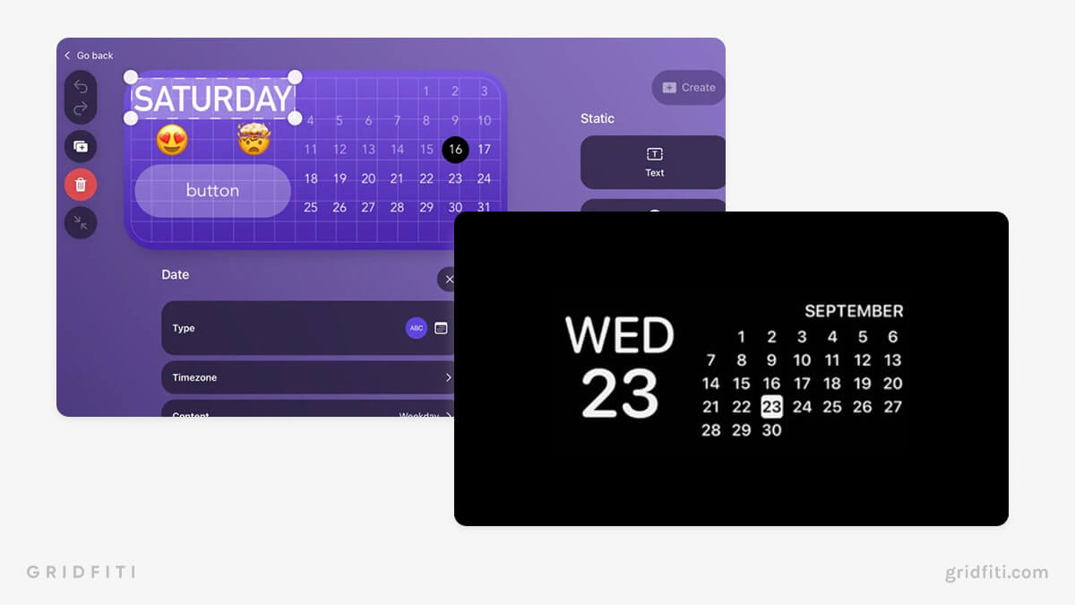 iPad Calendar Widgets