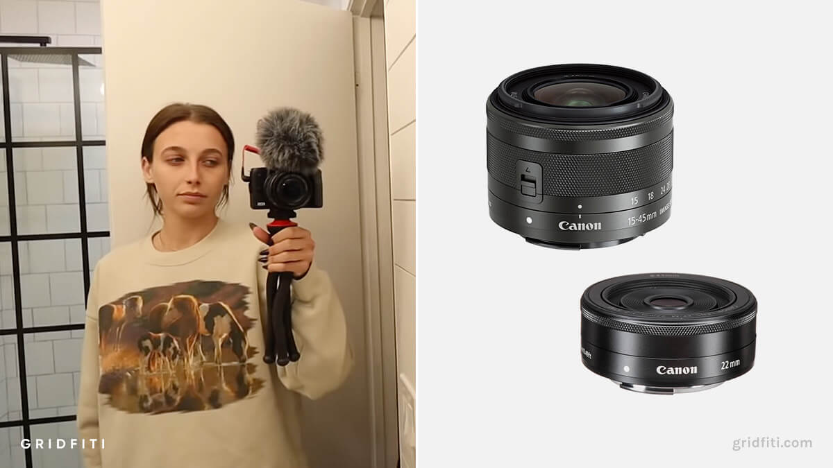 Best Canon M50 Lens for Vlogging