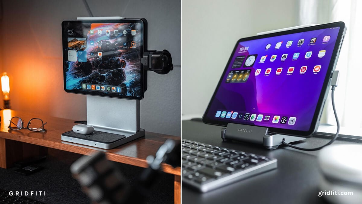 iPad Dock Desk Setup