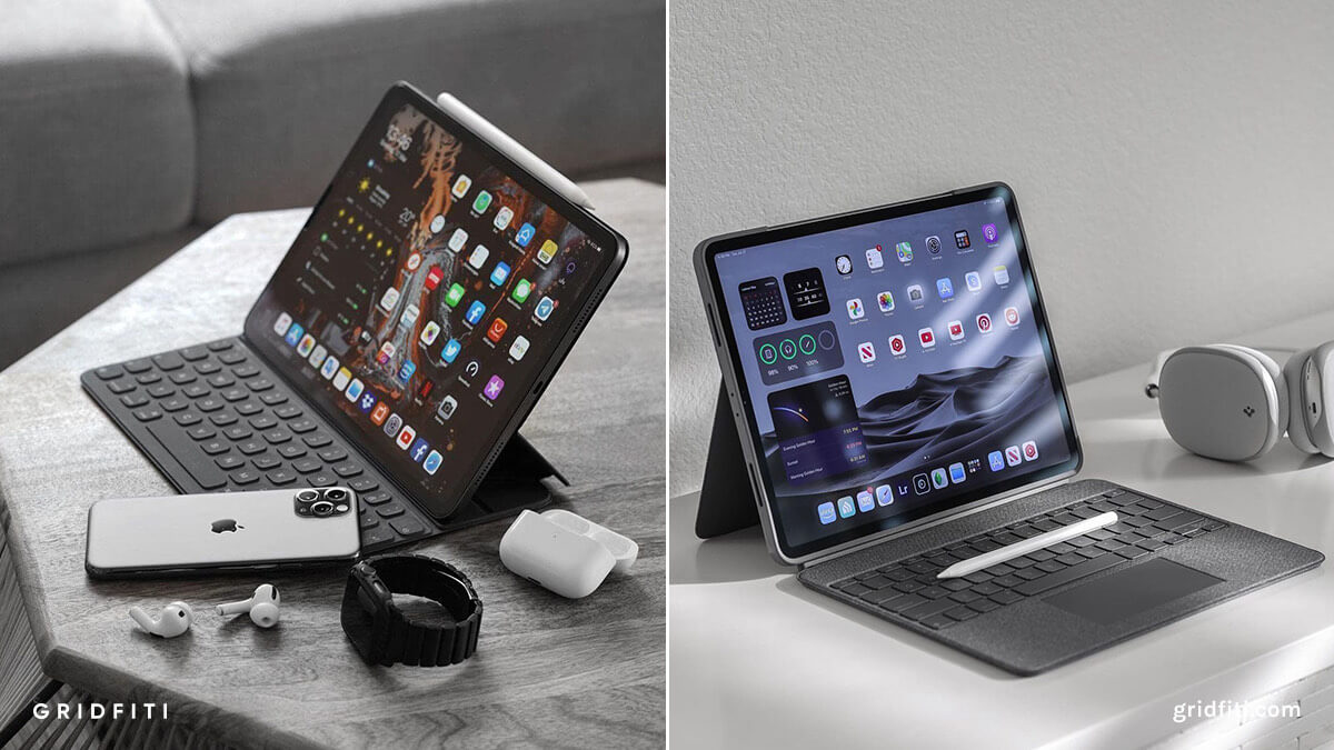 6 Minimal iPad Desk Setup Ideas | Gridfiti