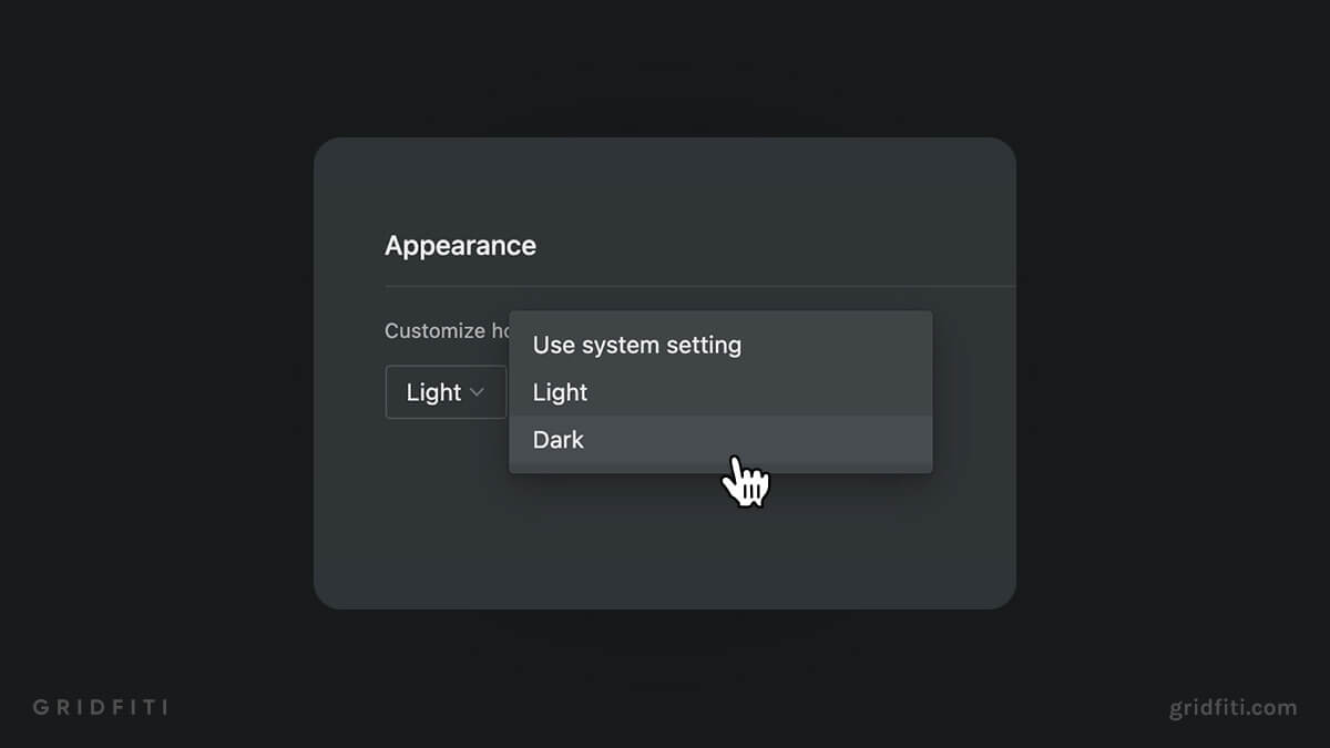 Notion Dark Mode on Desktop
