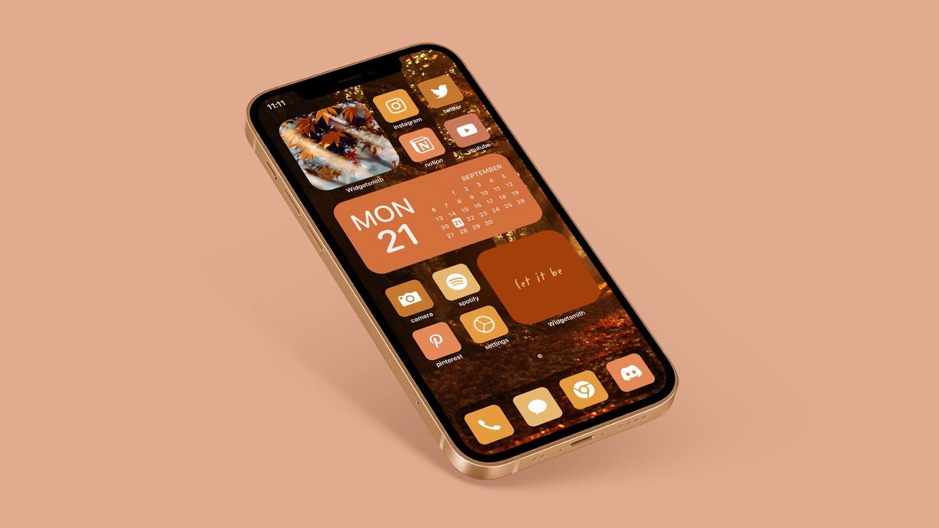 Aesthetic Autumn iOS App Icons