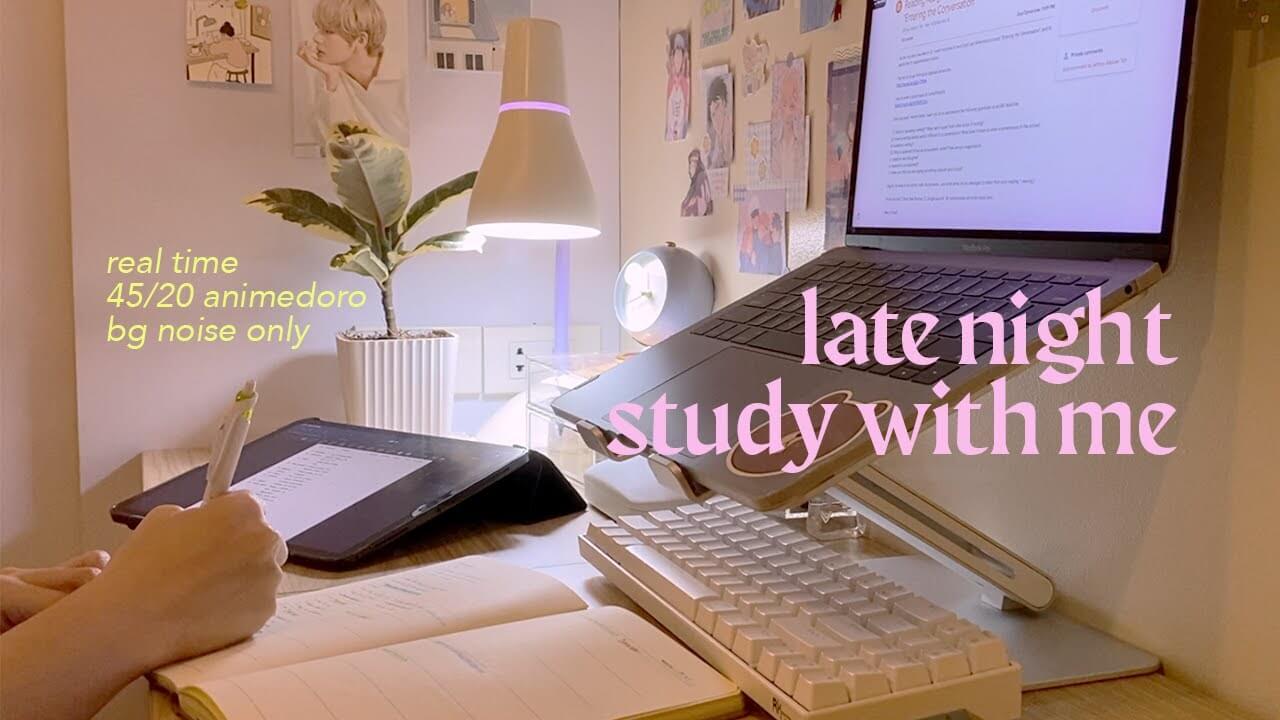 study vlog 🍵 stu(dying) for final exams, waking up at 6am