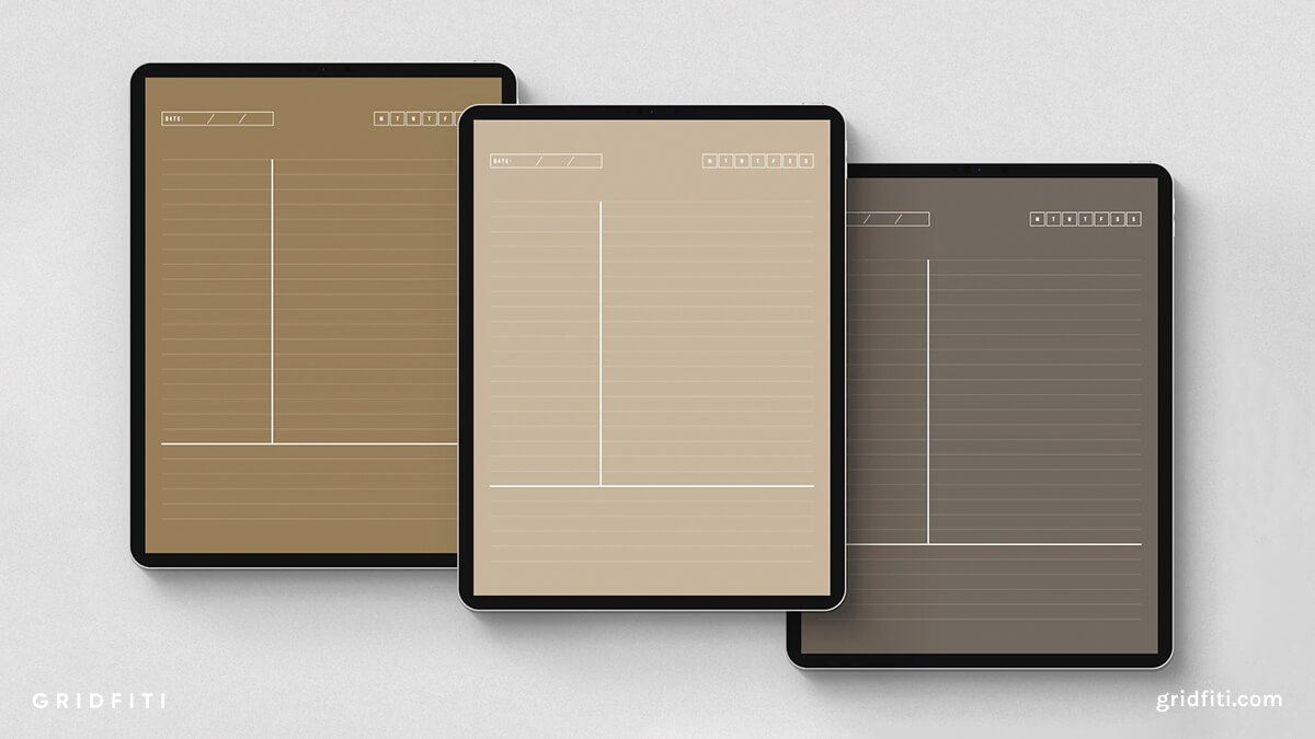 25 Aesthetic GoodNotes Templates Ideas Free Paid Gridfiti