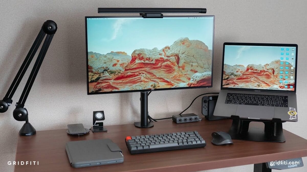 College Student Standing Desk