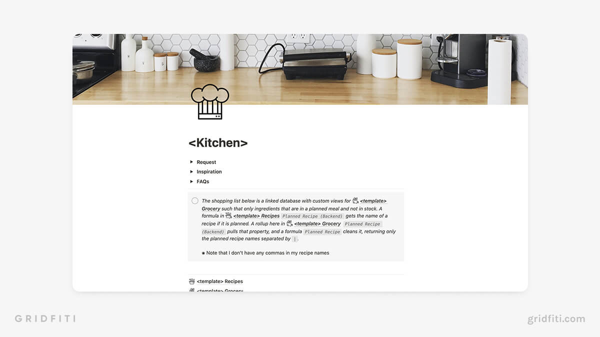 5+ Best Notion Grocery List Templates (Aesthetic, Minimal & More)