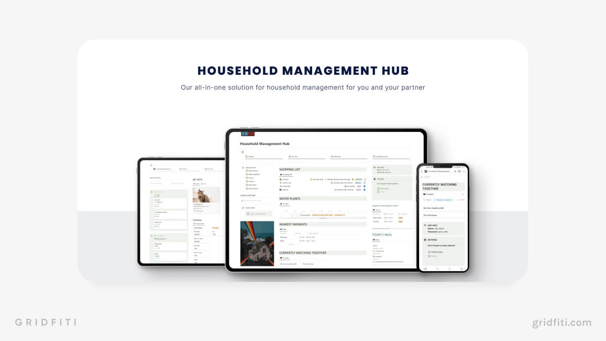 Household Management Pro with Shopping List