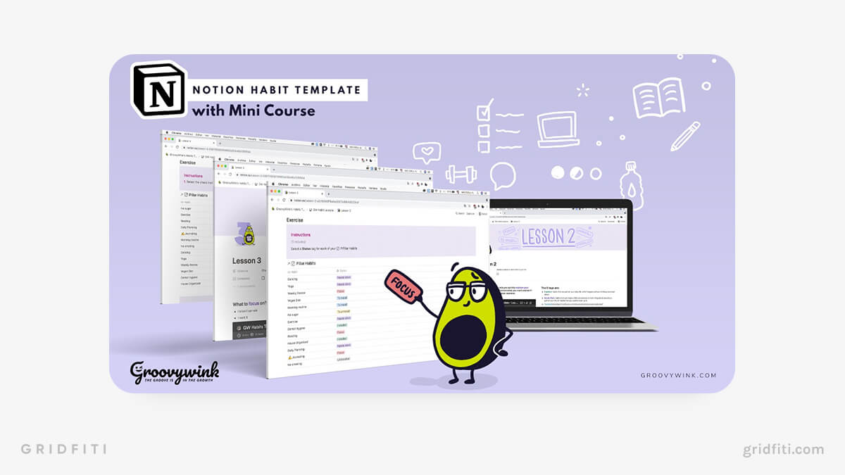 Notion Habit Tracking Template & Mini-Course