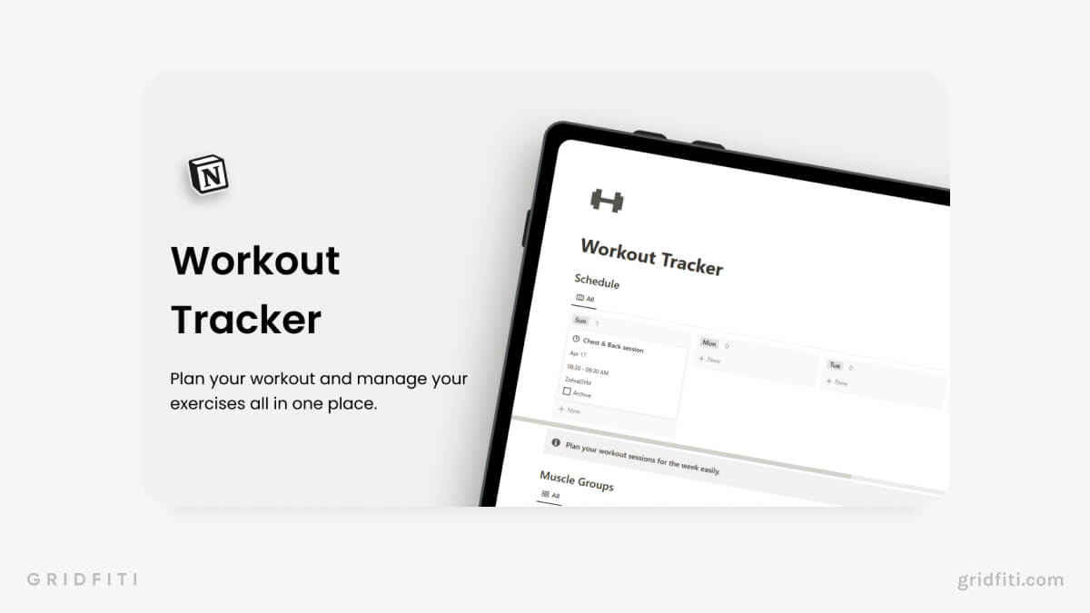 Minimal Workout Tracker