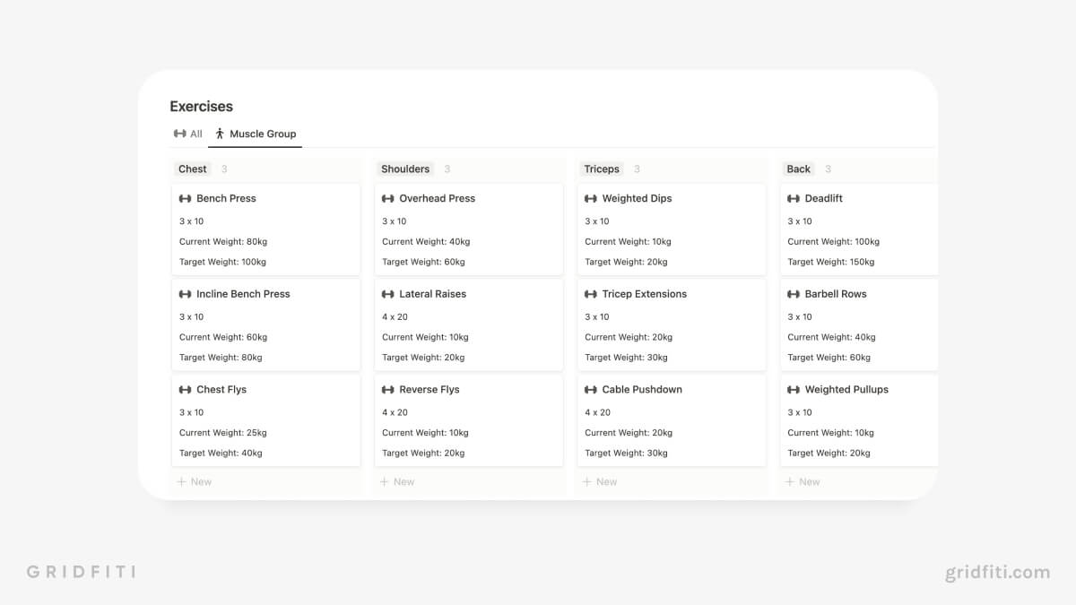 The 28 Best Notion Workout & Gym Templates to Track Your Fitness