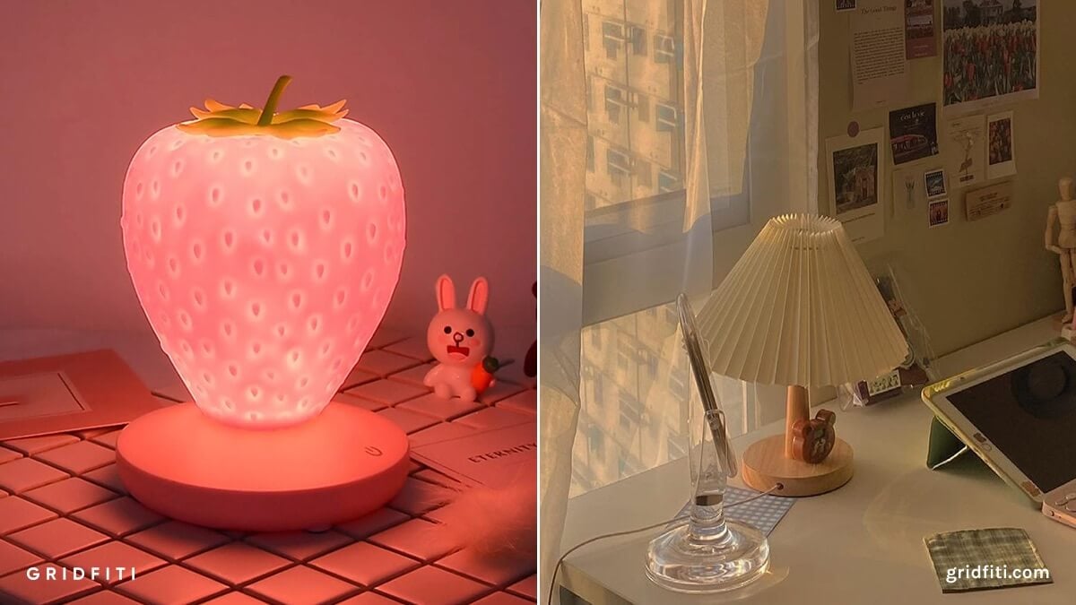 Aesthetic desk hot sale lamp