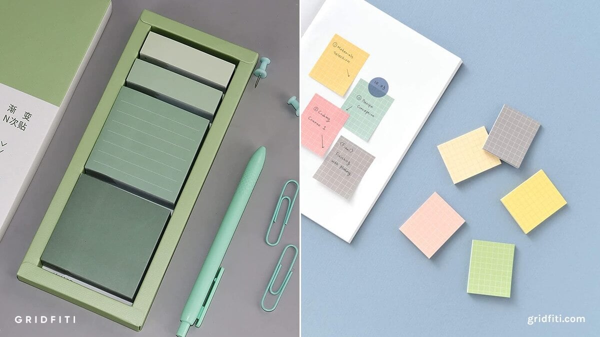 Aesthetic Sticky Notes, Labels & Tabs