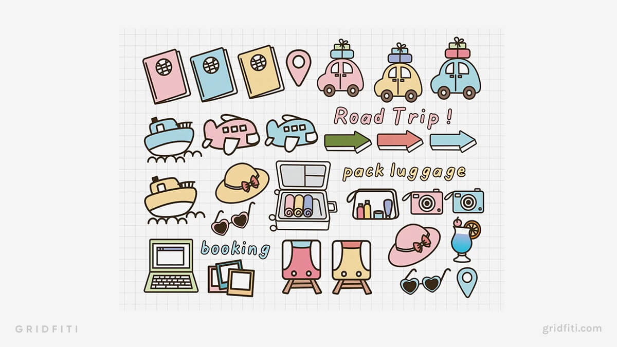 The Cute Sticker Pack (Digital Stickers, Good Notes Stickers) By