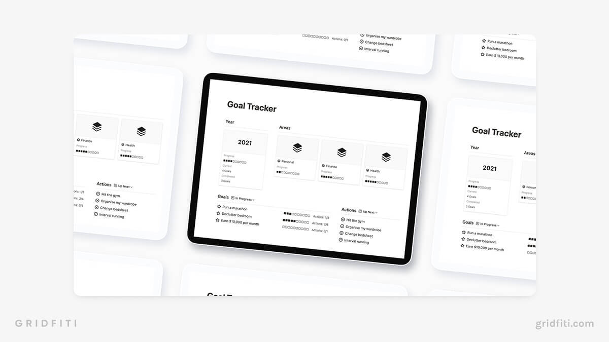 Notion Goals Template