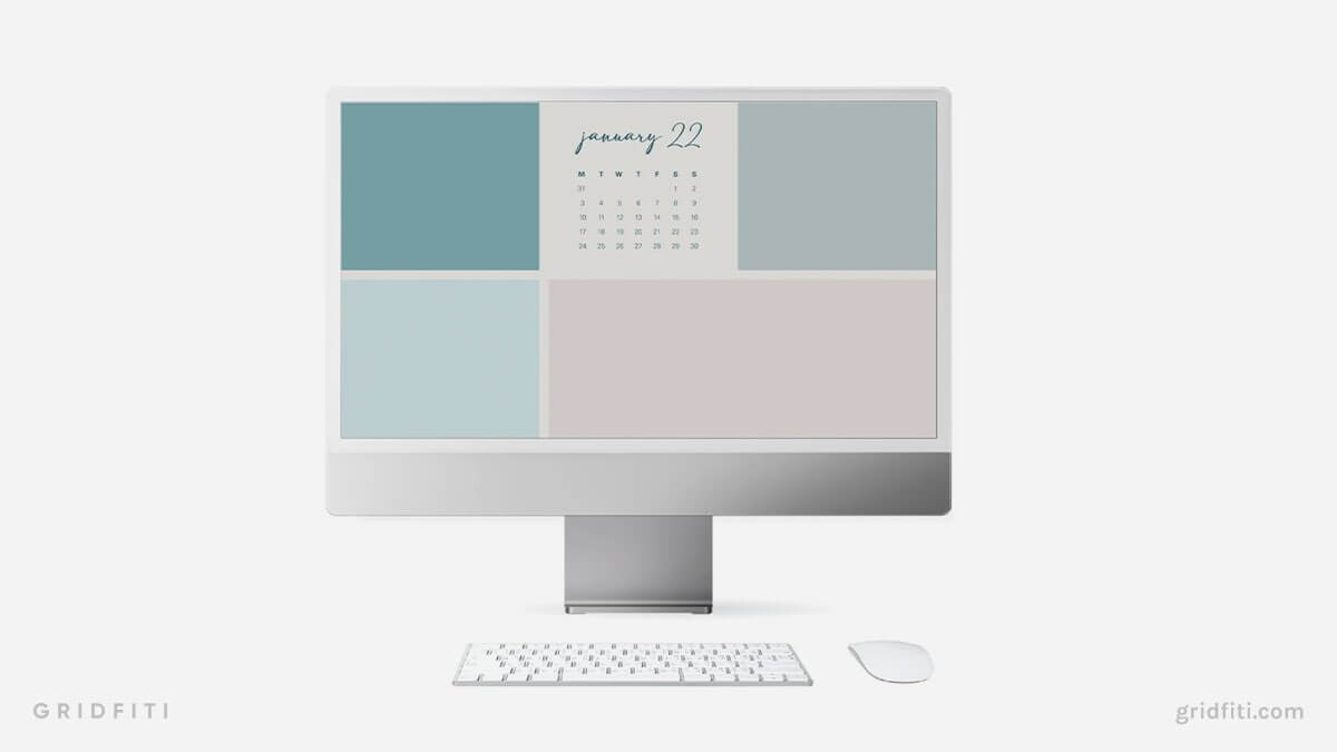 Ocean Color Palette Desktop Wallpaper