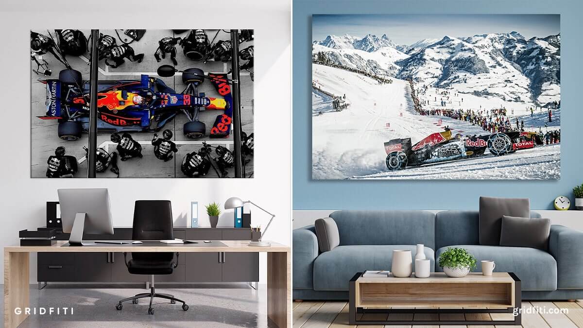 F1 Canvas Wall Art