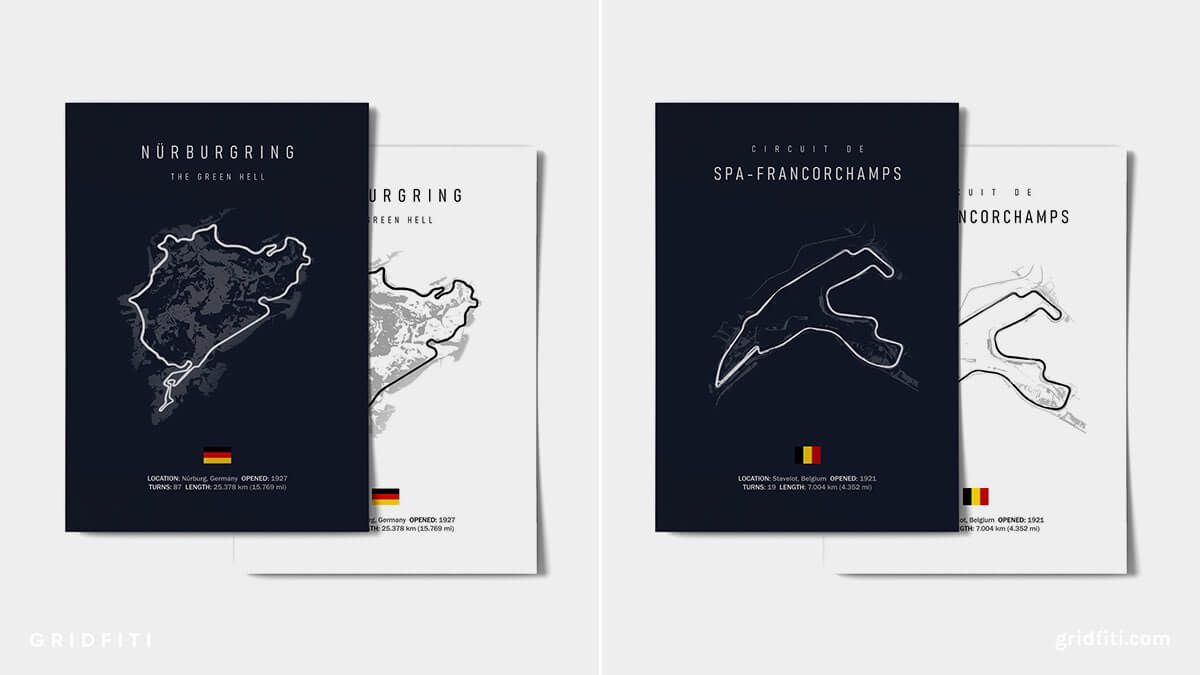 F1 Track Posters & Prints