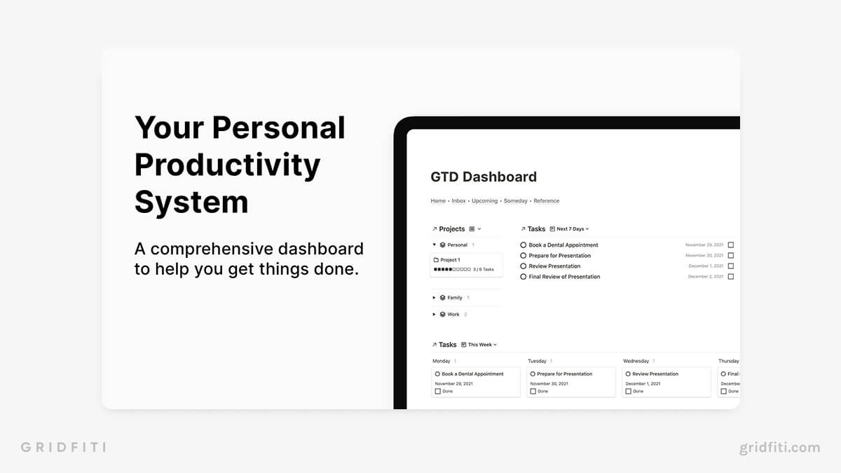 gtd notion template