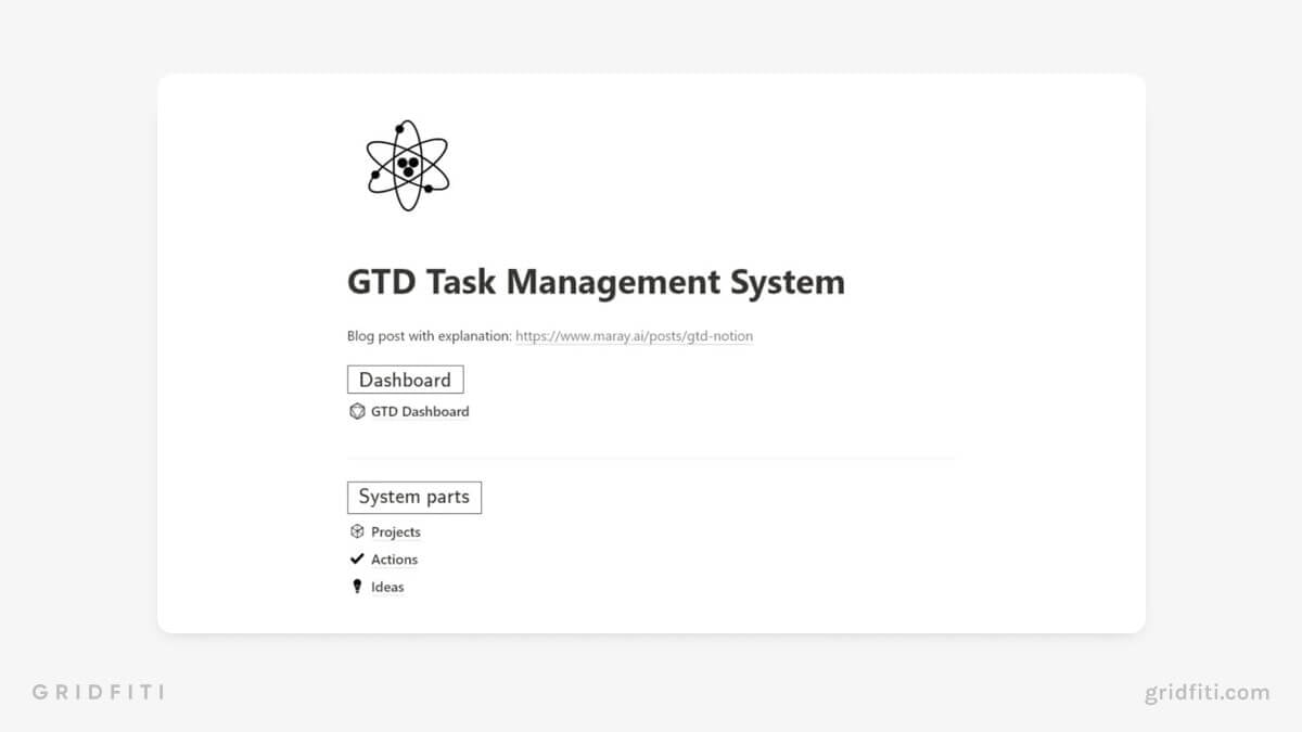 Notion GTD Task Management