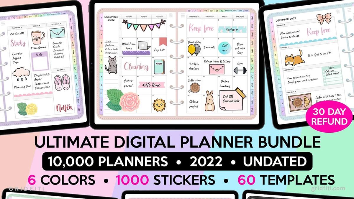 Pastel GoodNotes Planner