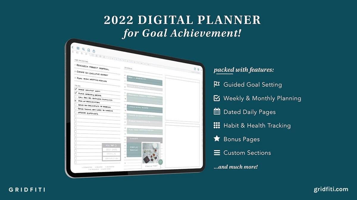 GoodNotes Digital Planner for Goal Achievement